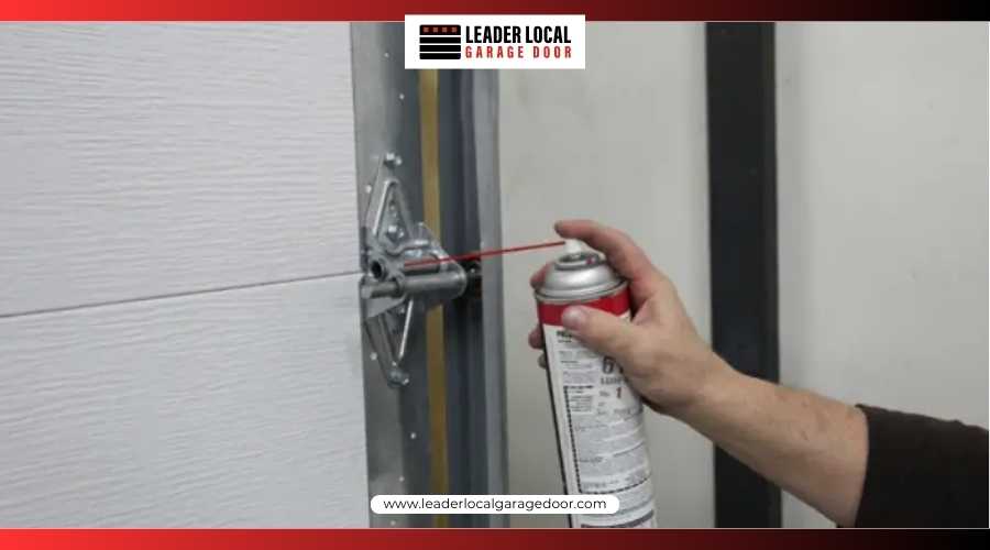 garage door hinges lubrication